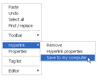 Save attachment to My Computer.